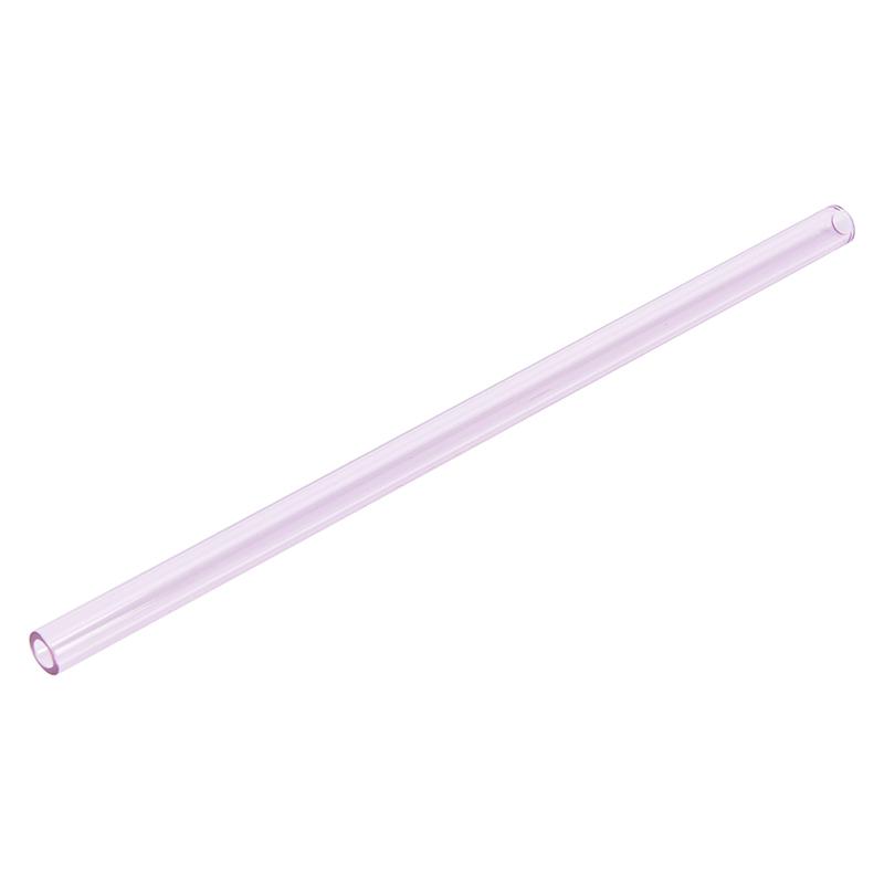 Многоразовая прямая стеклянная трубочка для питья Pyrex для свадьбы, дня рождения, вечеринки, 5 цветов