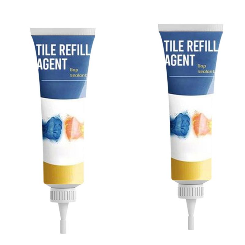 Водонепроницаемый заполнитель швов плитки Белая плитка Заполнитель швов Плитка-ручка Плесень-стойкие заполнители Стена Фарфор Ванная комната Краска