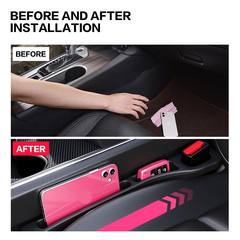2X Car Seat Gap Filler Between Seats Crevice Interior Decoration Accessories For Hyundai Tucson Creta Solaris IX25 Encino Sonata