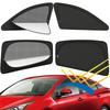 GLISTA Toyota Compatible Prius Side Window Car Window Shades for Sleeping In the Mesh Mosquito Sun Easy To Install and 4 Panels (50 Series) Sunshades,