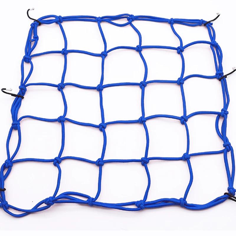 1 PC Motorcycle Luggage Net Helmet Mesh Fuel Tank Storage Rubber Band Luggage Compaction Storage Cargo Sorting Net