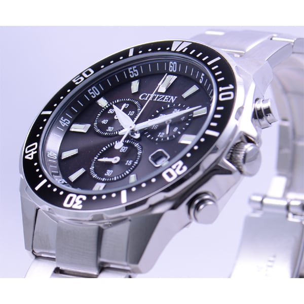 Citizen Мужской VO10-6771F ( Часы OXY Eco-Drive Chronograph Diver Design) Круглые часы, серебро