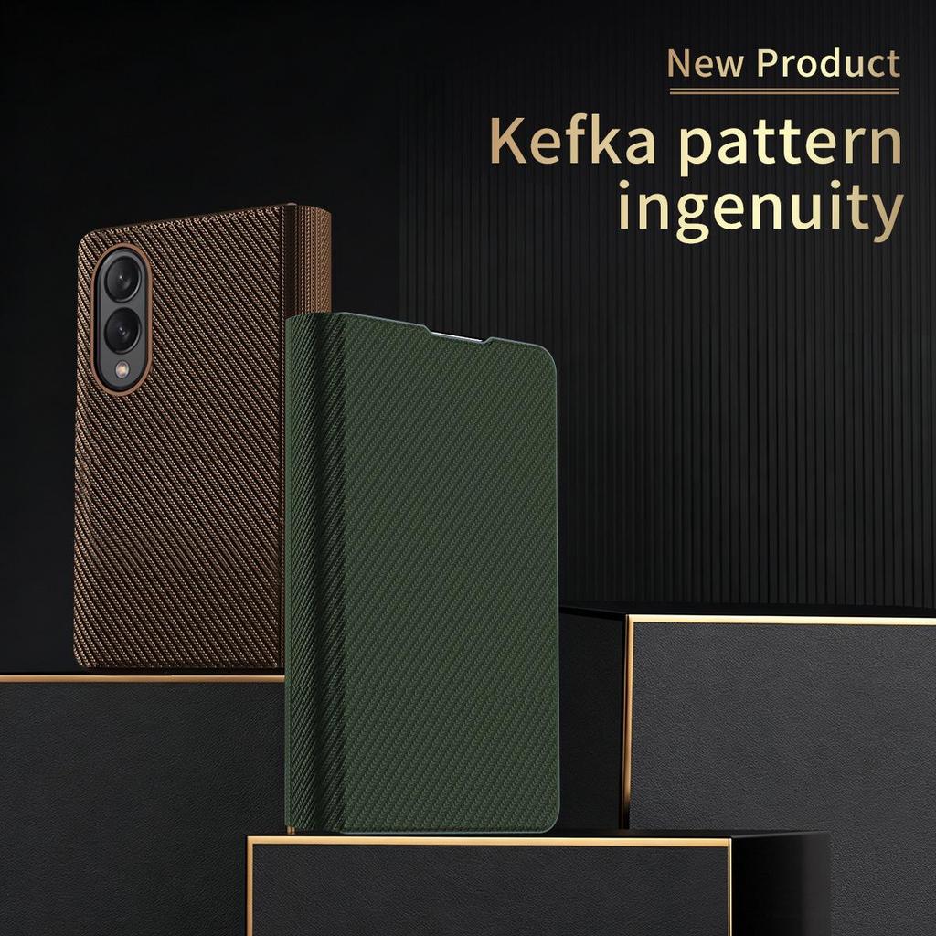Чехол Samsung ZFold8 с текстурой под кевлар: Защита складного экрана с полным покрытием, устойчивая к падениям