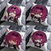 HHonkai Star Rail KKafka Various Sizes Square Pillow Case For Car Home Bedchamber Decor Birthday Gift