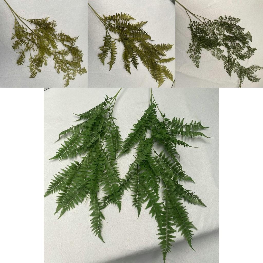 Имитация зеленого растения Мягкая резиновая лоза Настенное украшение для дизайна интерьера