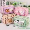 Large Capacity Pen Bag Nine-Layer Stationery Bag Cartoon Pencil Case Gift