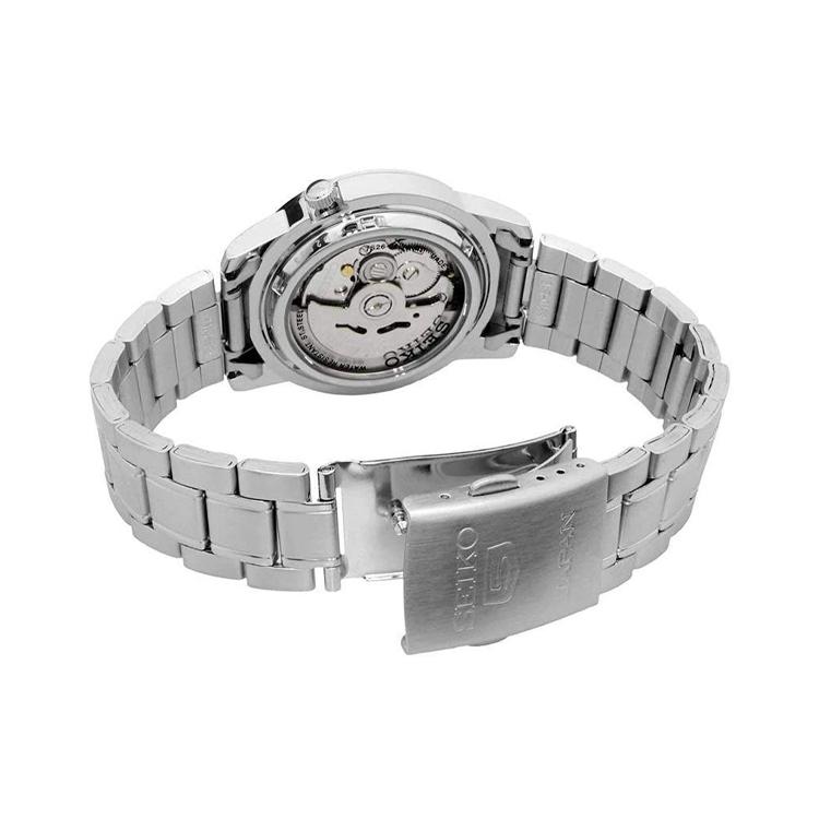 Seiko Seiko5 30м Водонепроницаемые Автоматический Механический Механизм Стальной Ремешок Часы Унисекс SNKK65K1