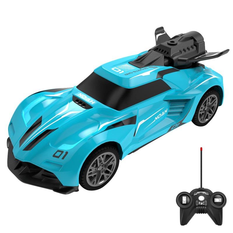 Remote Control Car, 1:24 Scale Kids Mini RC Car with LED Lights and Spray Effect, RC Racing Electric Car Toys for Boys Girls Birthday, Party