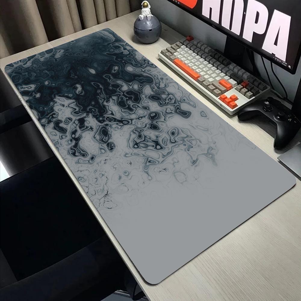 Коврик для мыши Fluid Art Большой Компьютерный Офисный Игровой Настольный Коврик XXL Резиновый Противоскользящий Игровой Коврик для Клавиатуры и Мыши Длинный Настольный Коврик