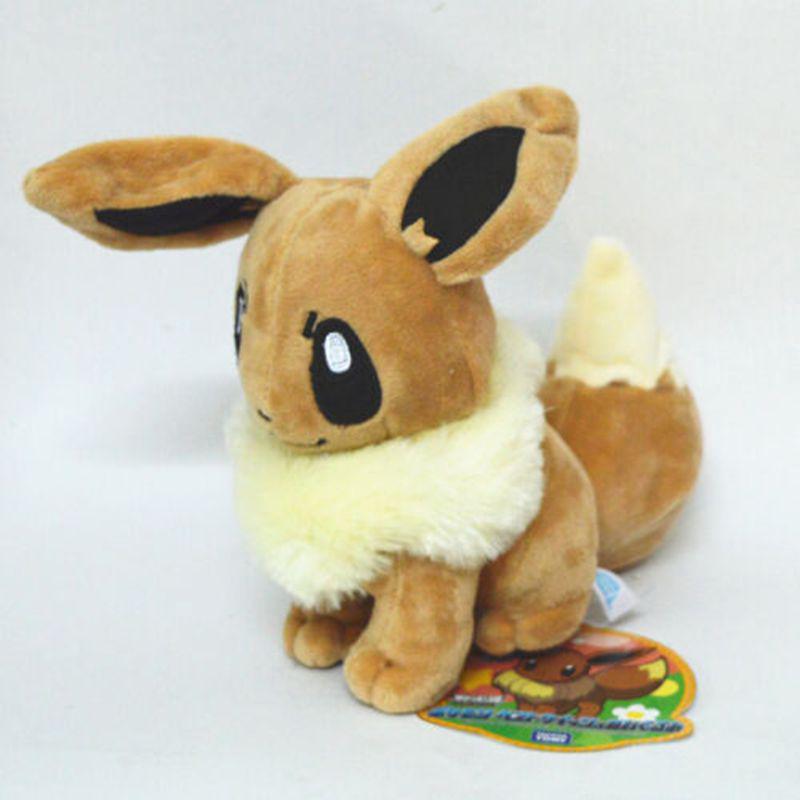 Pikachu Go Eevee Squirtle Plush Stuffed Toy Gifts Figure Version Tv