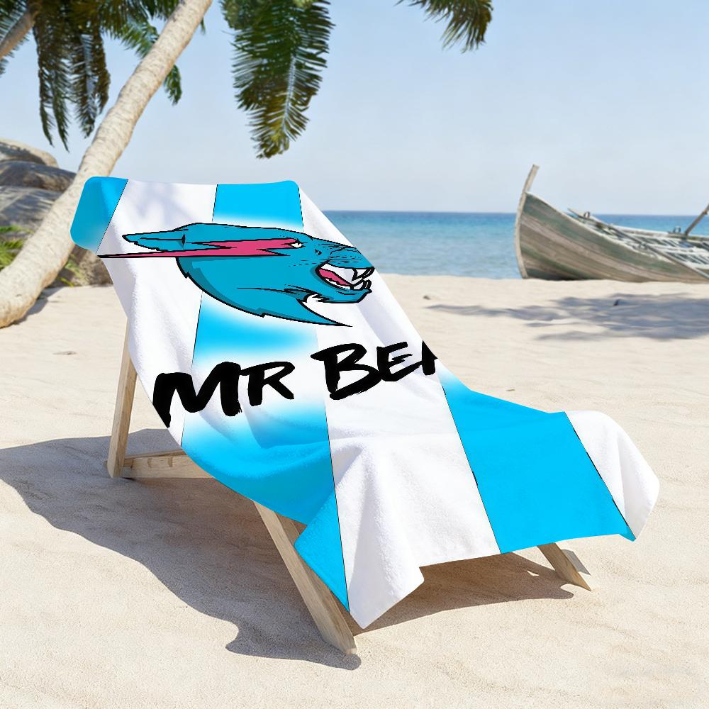 Знаменитое полотенце Mr B-Beast Спортивное Быстросохнущее Туристическое Снаряжение для Кемпинга Песозащитное Мягкое Легкое Большое Пляжное Полотенце