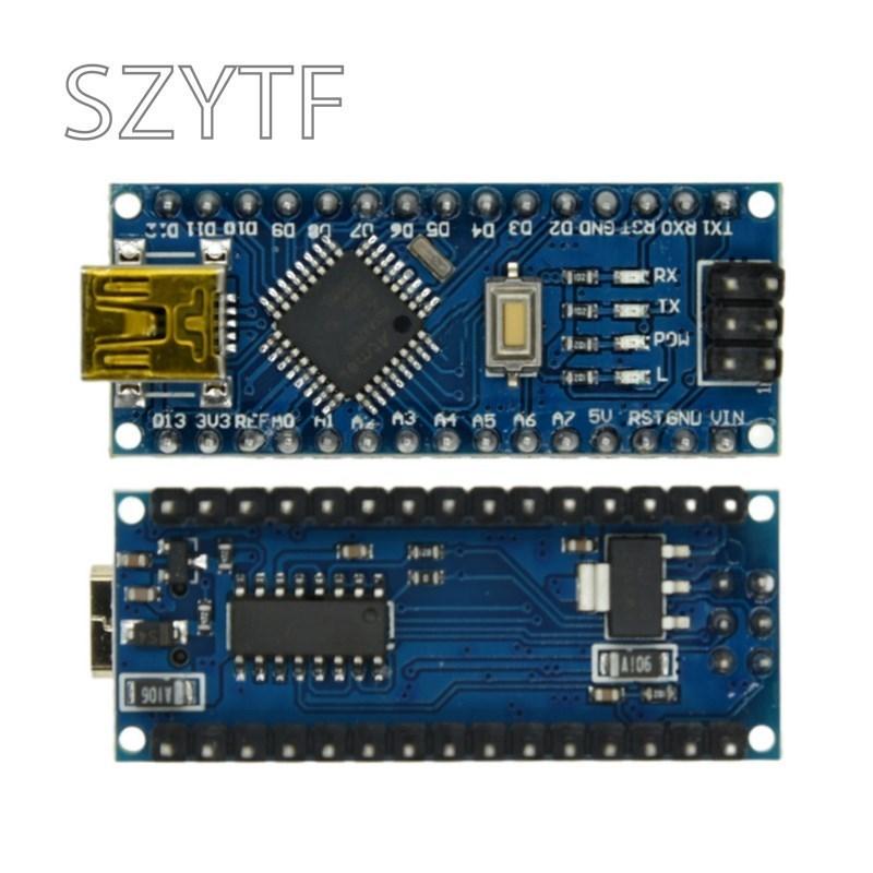 Мини / Type-C / Micro USB Nano 3.0 С загрузчиком Совместимый Nano контроллер Для CH340 USB-драйвера 16 МГц ATMEGA328P