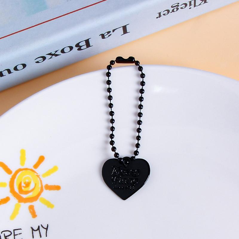 Прочный красочный брелок в форме сердца, креативный милый брелок в форме сердца, кавайный рюкзак, украшения, аксессуары, подарки