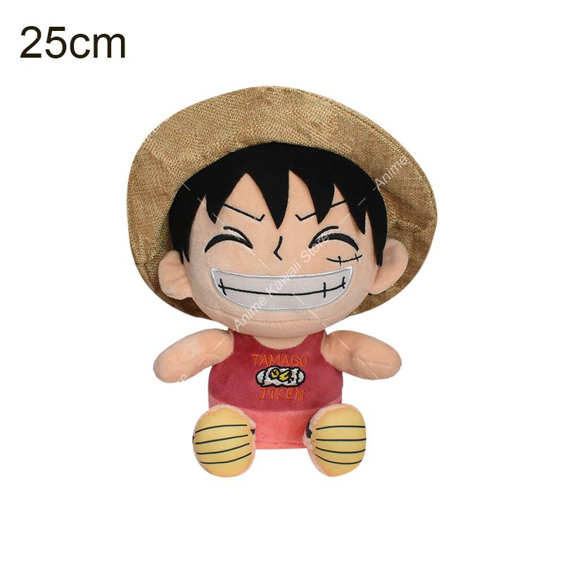 Плюшевая игрушка из аниме One Piece Мультяшная фигурка Тони Тони Чоппера Косплей Луффи Чоппер Санджи Милая набивная кукла Детский Рождественский подарок