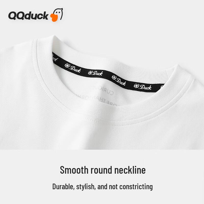QQ DUCK Детская футболка с коротким рукавом и фруктовым принтом