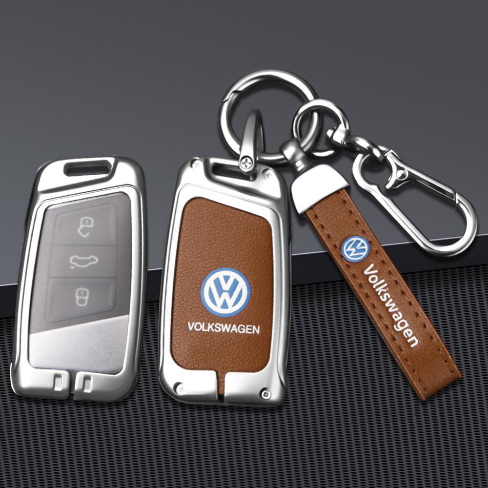 For VOLKSWAGEN VW Zinc Alloy Car Key Case Cover Key Protection Shell For VW Volkswagen Magotan Magotan GTE Passat B6 B7 B8 CC Ar