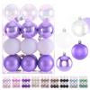 24pcs 6CM Christmas Balls Electroplated Christmas Spheres Pendant  Background Layout