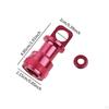 Aluminum Alloy Pedal Quick Release Base Buckle Replace, Storage Device for Mountain Bikes