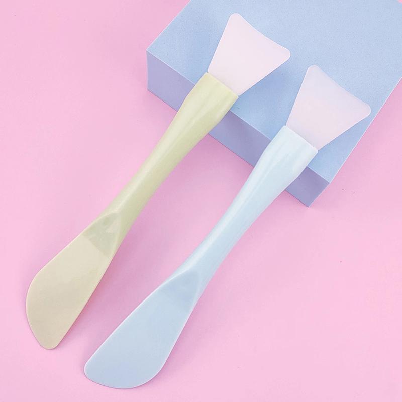 Double Head Silicone Cosmetic Waxing Spatulas Non-Stick Hair Removal Sticks Body Wax Applicator Scraper Wax Applicator Sticks