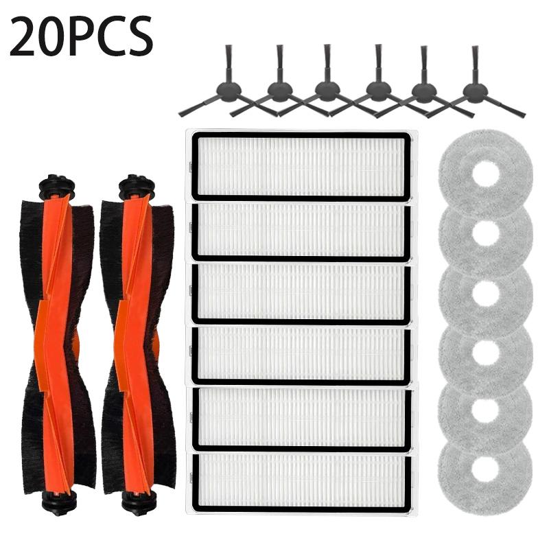 Для робота-пылесоса Xiaomi S20+ / S10 Plus / B108GL / B105 / B108CN B113CN Запасные части Фильтр Основная Боковая щетка Насадка для швабры Аксессуары