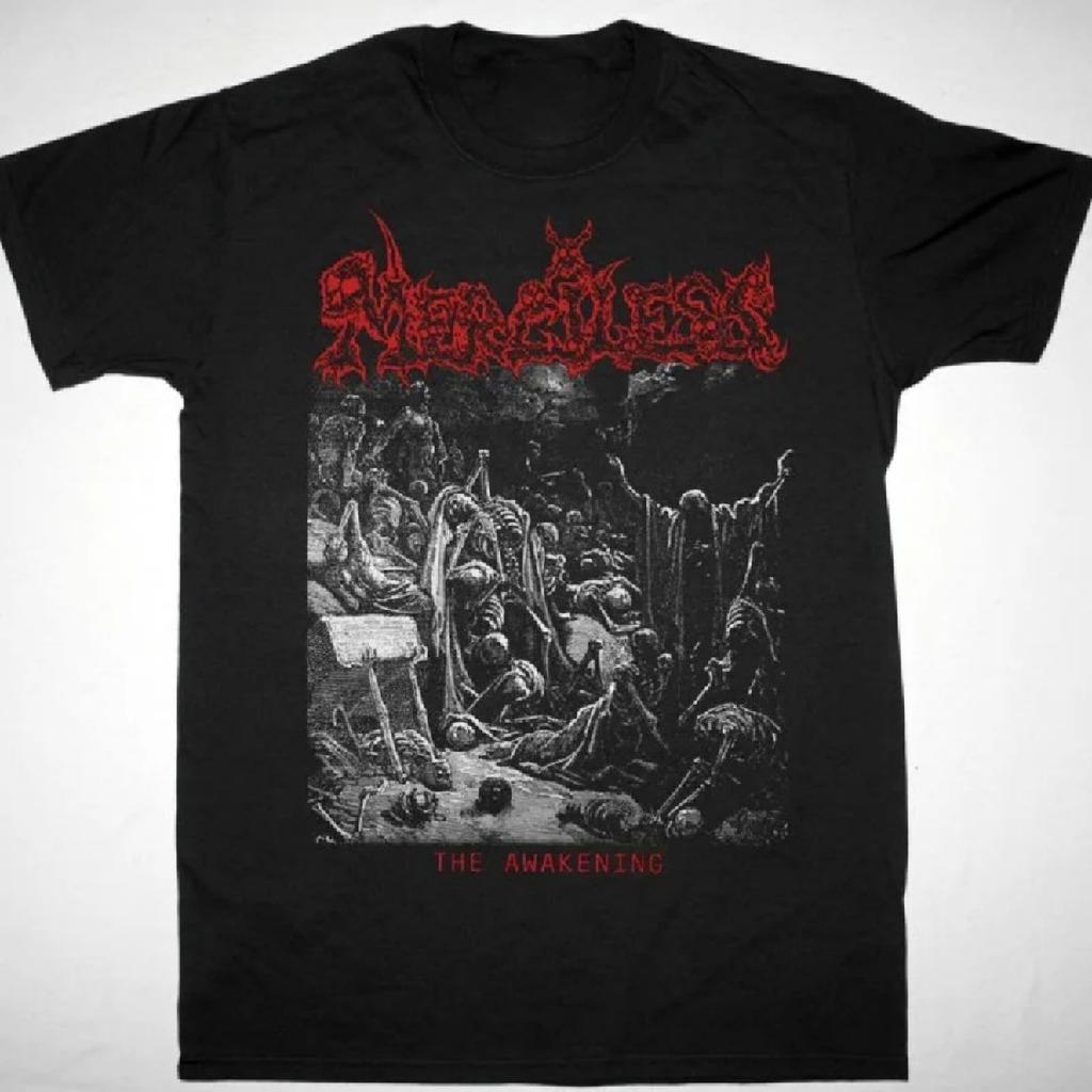 MERCILESS THE AWAKENING 1990 Футболка Короткий рукав Черный Хлопок от S до 5XL BE860