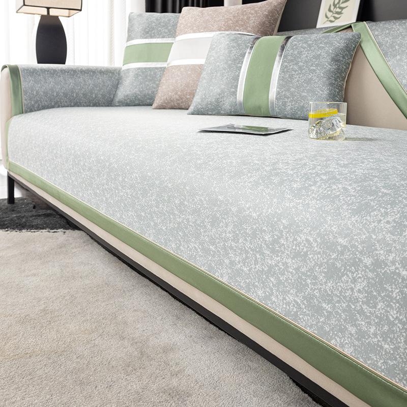 Ice Silk Cold Sofa Cushion Summer New Mat Seat Cushion Non-Slip Summer Cool Cushion Sofa Cover Cloth Towel