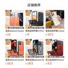 Transparent Glitter Phone Case IPhone 17 Pro Max With Magnetic Snap Fit Rotating Stand Support