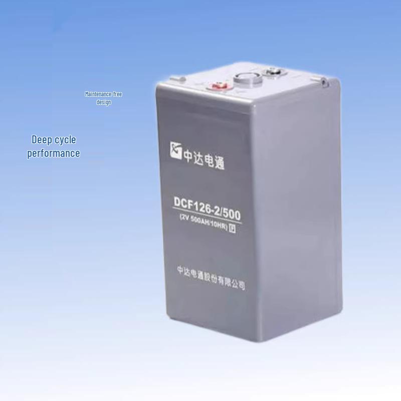 Zhongda DCF126-2/300 2V 300A Energy Storage Battery for Power Plant Grid & Dispatch Center