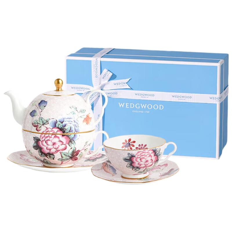 Wedgwood Фарфоровый чайный набор для одного "Рододендрон"