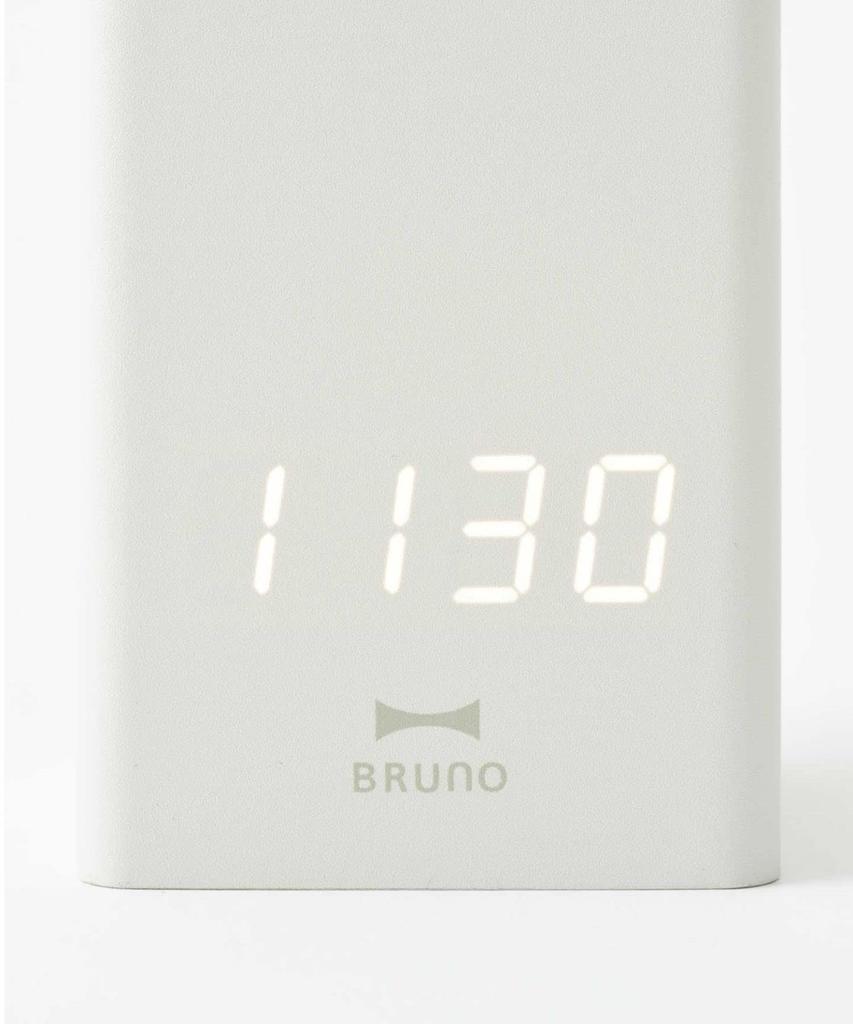 BRUNO Pen Stand No Size Clock, Gray, Available, BCA028-GY×YE