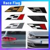 1 шт. Металлический гоночный флаг Логотип Для Seat Cupra Leon Ibiza Arona Exeo FR Altea Эмблема На решетку радиатора автомобиля Наклейка на задний багажник Значок Стайлинг