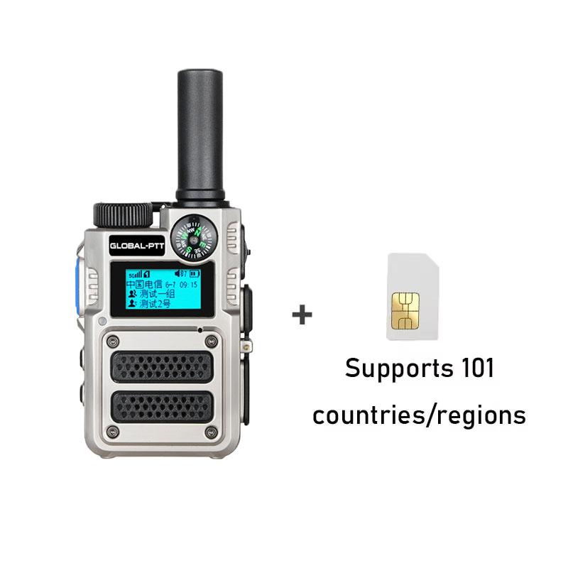 Глобальная 4G-рация, наружная публичная сеть с инфракрасным лазерным компасом, двусторонний фонарик, глобальная наружная батарея емкостью 6800 мАч