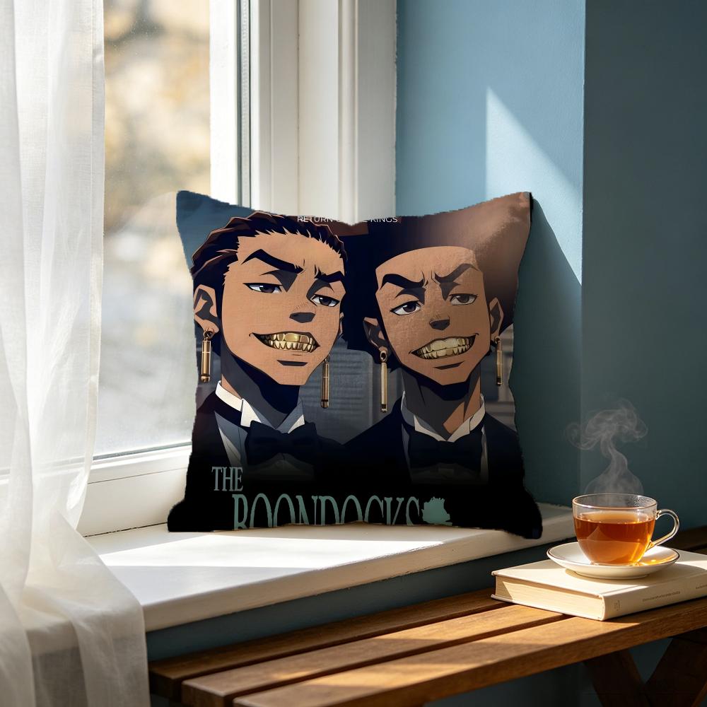 Cartoon TThe Boondocksing Cushion Cover Cushion Cover Set Pcs x x x Pillowcase Decorative Sofa Home Decor