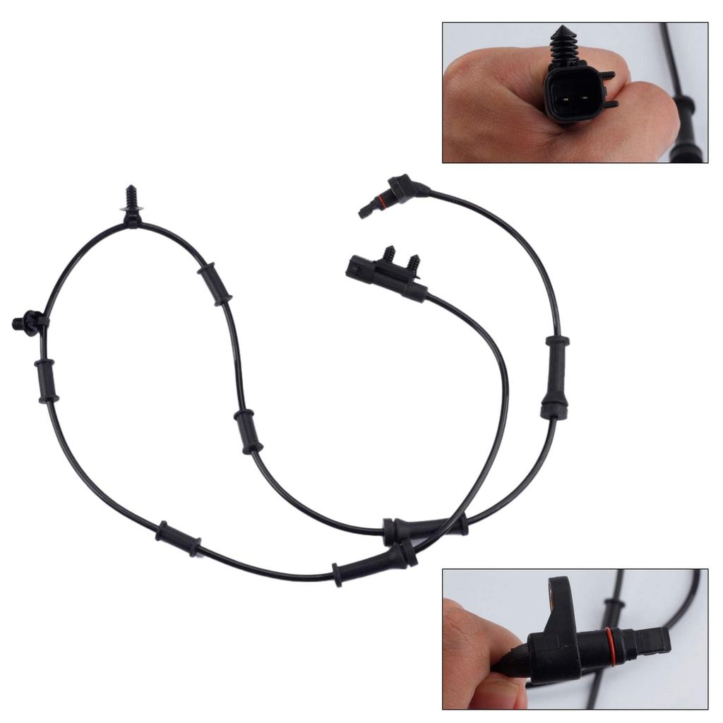 Dasbecan Front & Rear ABS Wheel Speed Sensor for Jeep Wrangler 3.6L 2012-2017 Jeep