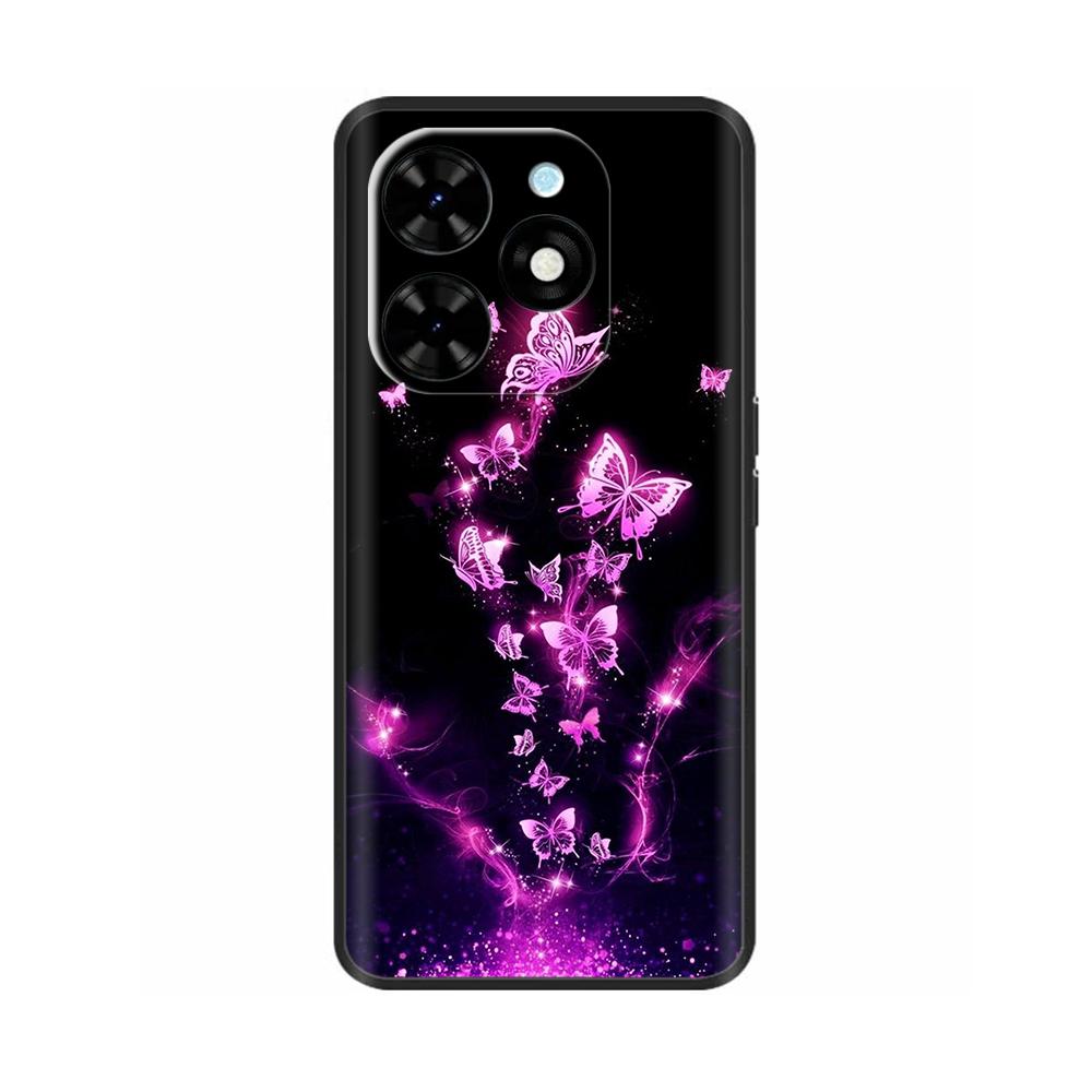 Чехол для Spark Go 2024 для Tecno Spark Go 2024 Чехол для телефона Милый панда Задняя крышка для Techno Spark Go 2024 Защита Coque Fundas