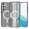 For Samsung Galaxy S24 Case Magnetic Glitter PC+TPU Phone Cover Compatible with MagSafe