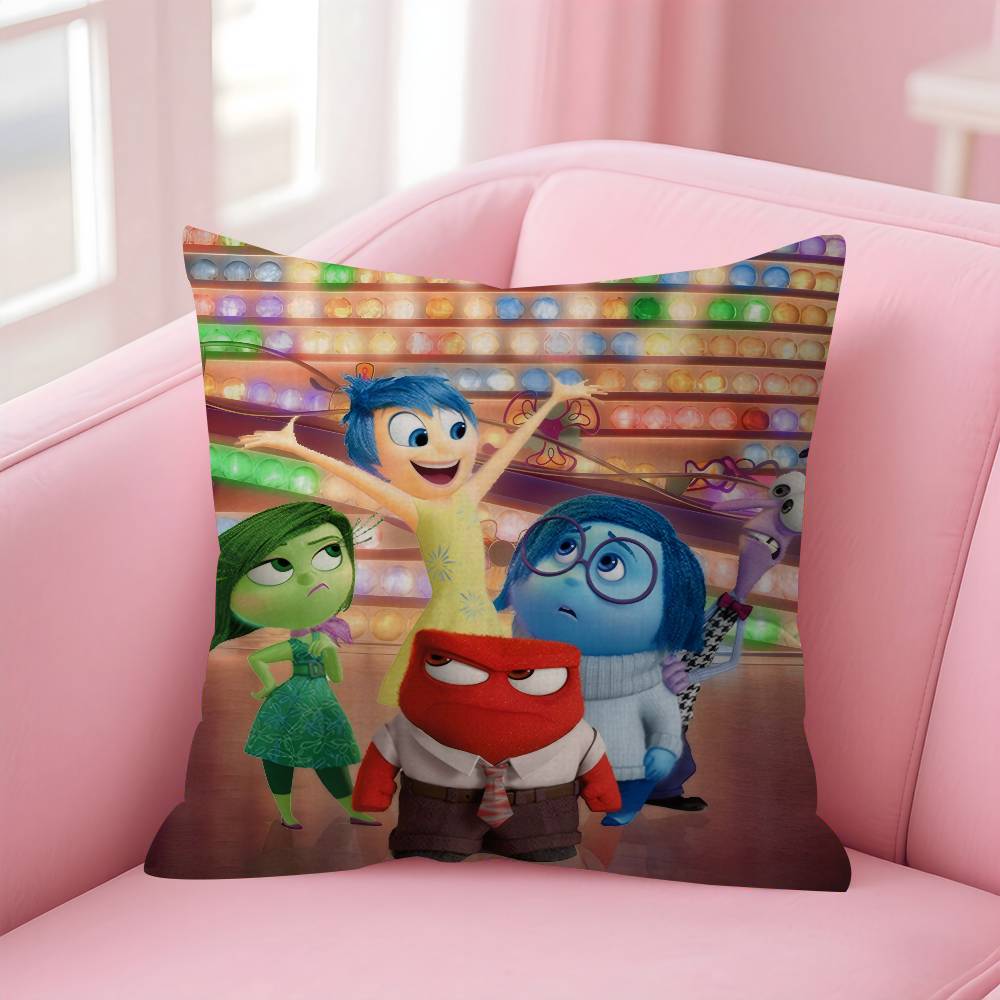Movie cartoon IInside FUN Out Cushion Cover Inches Farmhouse Decor Home Throw Pillow Covers for Couch Decorations