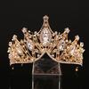 Bridal Crown Handmade Jewelry Rhinestone Tiara Queen Crown Children's Hair Accessories Adult