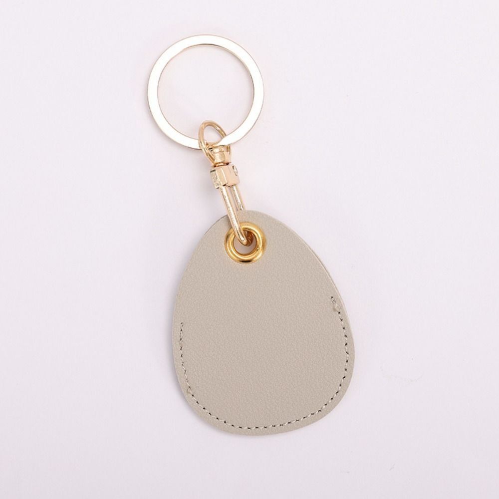 Противокоррозийный кожаный брелок однотонный держатель для пропусков универсальный брелок подвесной аксессуар