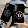 Aesthetic Pentagram Phone Case for Samsung Galaxy S26 S25 S24 S23 S22 S21 S20 Note20 Plus FE Ultra Soft TPU Shockproof Cover