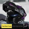 Universal Flip-Up Motorcycle Helmet for Men & Women - All-Season Safety, Warm for Winter