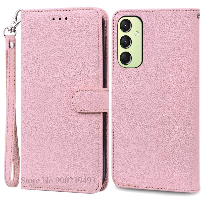 S24FE S24 FE Чехол Для Samsung S24 FE Чехол Кожаный Чехол-Книжка с Кошельком Для Samsung Galaxy S24 FE Чехол S 24 FE Чехлы Coque Fundas