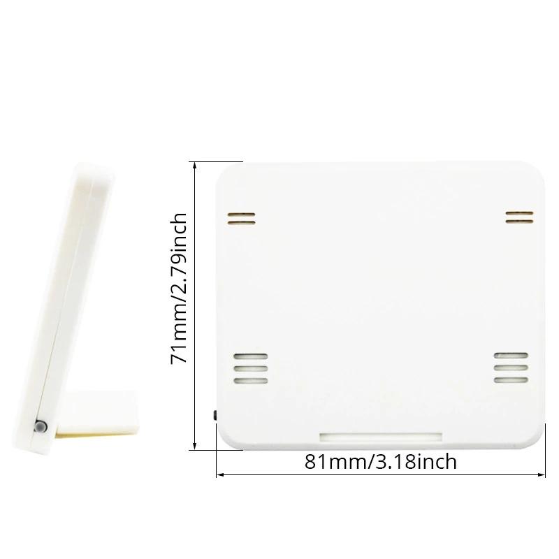 Многофункциональный термометр-гигрометр, автоматический электронный монитор температуры и влажности, часы, большой ЖК-экран 3,2 дюйма