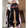 Hippie Vintage Baggy Pants Women Clothes Y2K Retro Streetwear Letter Embroidery Striped Sweatpants Harajuku Oversize Jogger