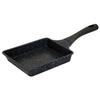 Tafuco Omelet Pan, Frying Pan, Width 15 X Depth 36 X Height 4.5cm, Gas Stove Only, Lightweight, Diamond Marble Coating, Black, F-7113