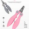 Stainless Steel Pet Nail Clippers for Dogs and Cats - Beginner-Friendly Clippers with Built-in Grinder