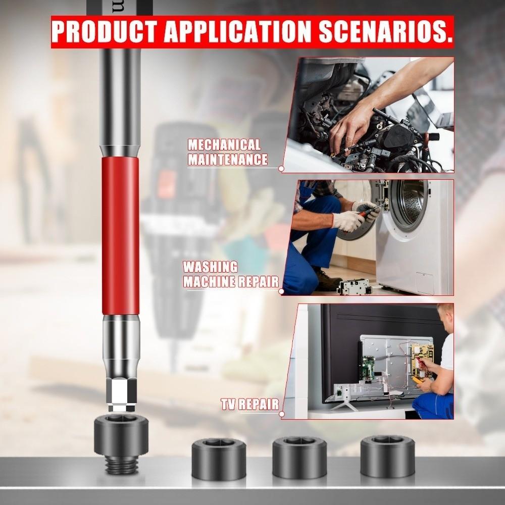 5Pcs Strong Magnetic Hexagonal Screwdriver Bit Non-slip Impact Batch Heads Impact Wrenches