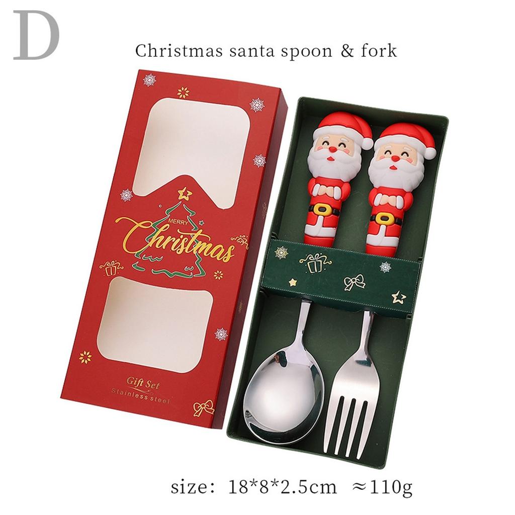 Рождественский набор ложки и вилки