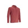 Solid Color Zip-Up Hooded Sports Jacket Men Jackets Chakra-Red 1374495-638