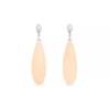 Boucles D'oreilles - LUXENTER - ADAK - Argent 925 - Agate Orange - Femme